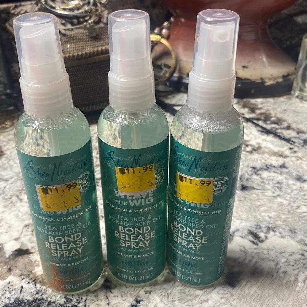 NWT Shea Moisture wig and weave bond release spray